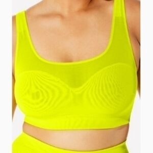 YITTY Neon Yellow Bra Top